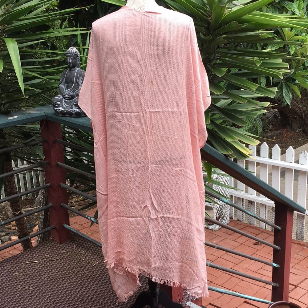 New! Blush Pink K i m o n o - Picture 6 of 7